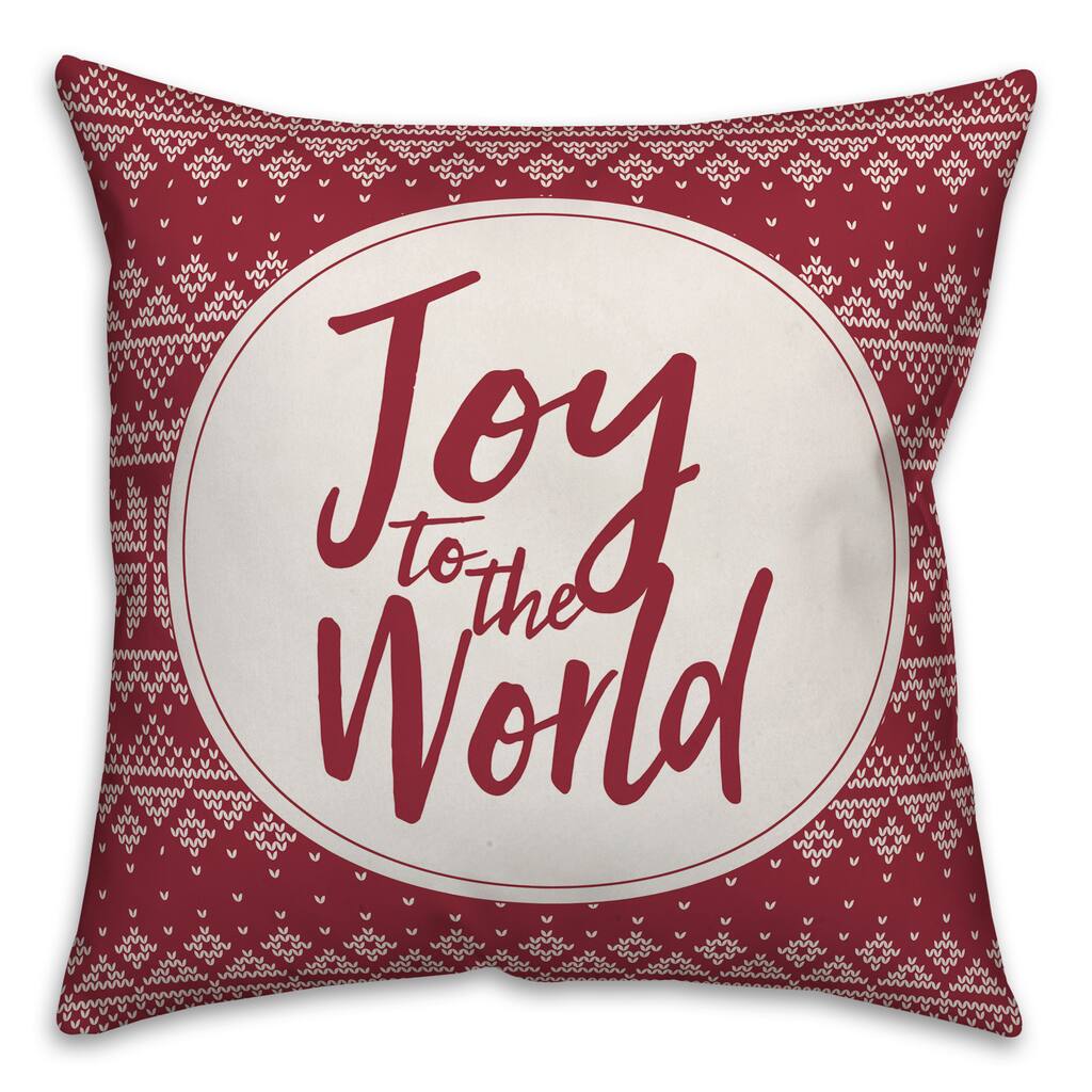 Find The Designs Direct Joy To The World 18x18 Throw Pillow At Michaels Find The Designs Direct Joy To The World 18x18 Throw Pillow At Michaels